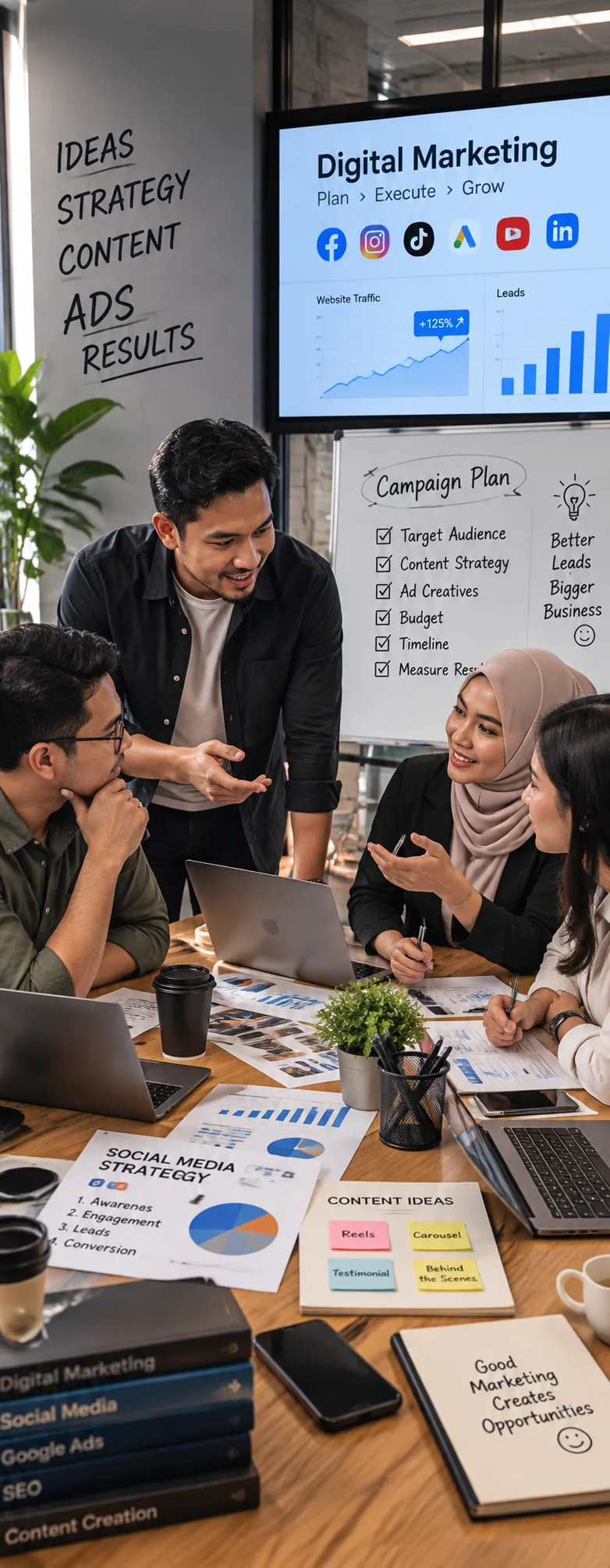digital marketing team campaign