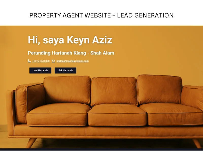 property agent website lead generation